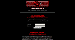Desktop Screenshot of blackrhinosupplements.com