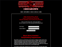 Tablet Screenshot of blackrhinosupplements.com